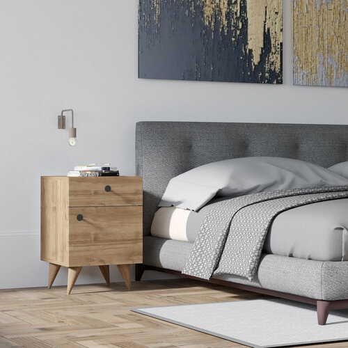Приліжкова тумбочка Pila Walnut