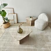 Set de măsuțe de cafea Ballare Travertine, 2buc.