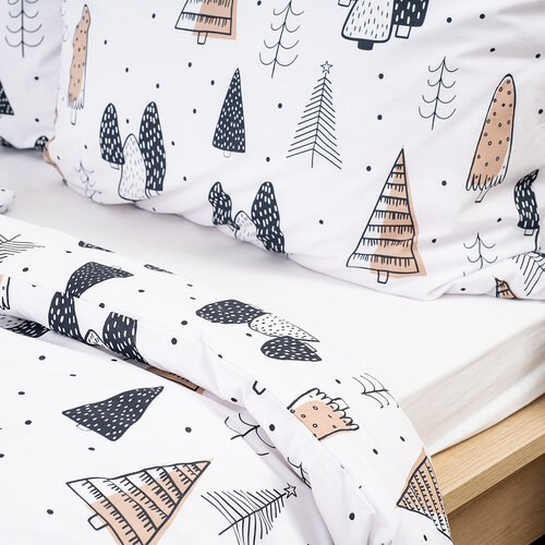 Lenjerie de pat din bumbac 4Home Frugal Winterland, 220 x 200 cm, 2 buc 70 x 90 cm