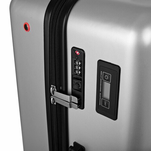 Compactor Cosmos XL utazóbőrönd, 53,5 x 31 x 80cm, ezüst