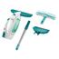 Leifheit vysavač na okna Window Cleaner s mopem a 43 cm tyčí + sací hubice 17 cm - černá 51016
