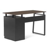 Masă de birou 3218 OAK, negru și stejar