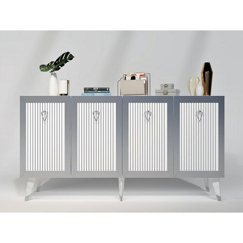 Dulap Bare White and Silver