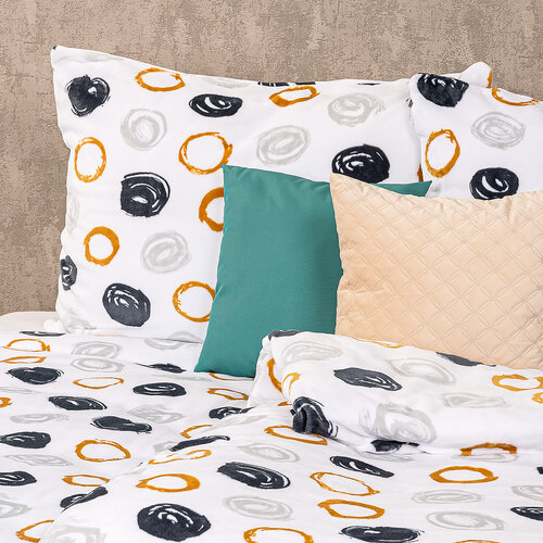 4Home Bettwäsche Dotty Mikroflanell, 160 x 200 cm, 70 x 80 cm
