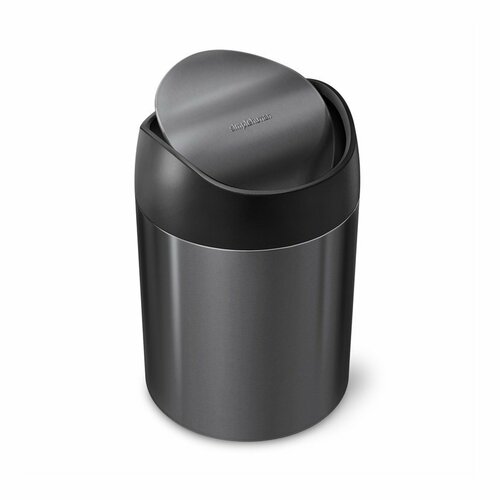 Simplehuman Odpadový kôš na stôl MINI 1,5 l, čierna