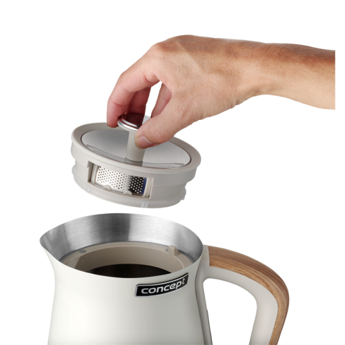 Concept RK3310 czajnik bezprzewodowy nierdzewny Nordic, 1,7 l, beżowy