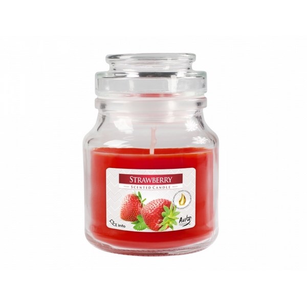 Vonná sviečka v skle Jahoda, 120 g
