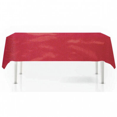 Weihnachts-Tischdecke Rot, 140 x 240 cm