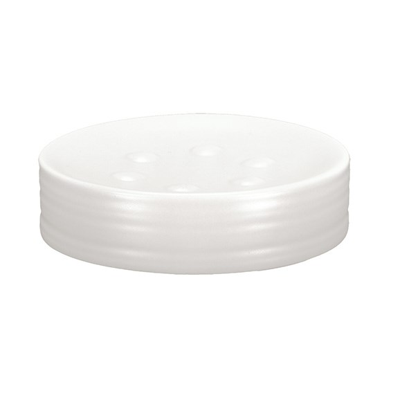 Miska pod mydlo biela 11 cm