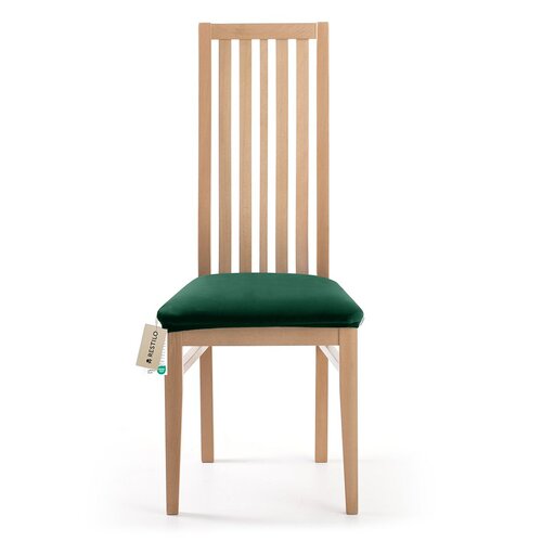 Restilo Husă elastică pentru scaun Sento verde închis, 40 x 40 + 5 cm