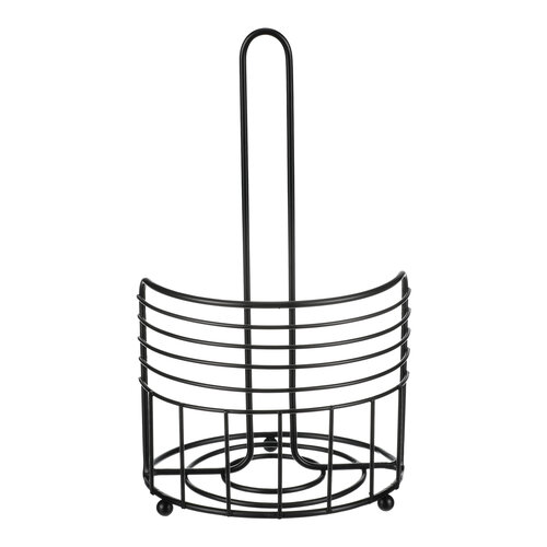 Autronic Металева підставка для паперових рушниківкругла, чорна