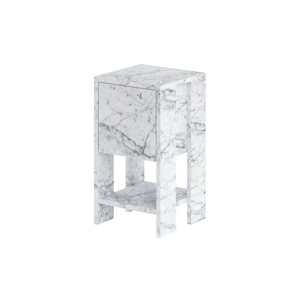 Nočný stolík Ema Carrara Marble