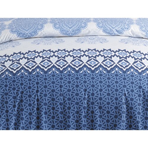 BedTex Bavlnené obliečky Trevi Blue, 140 x 200 cm, 70 x 90 cm