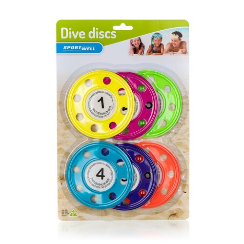 Sportwell Búvár lemez készlet, 6 db
