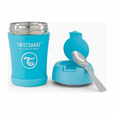 Twistshake Termoska na jedlo 350 ml, modrá