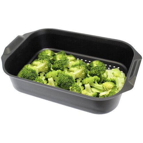Elo 89940 Sütőedény üvegfedővel és aromásfogantyúval Duo Vital 40 x 26 cm