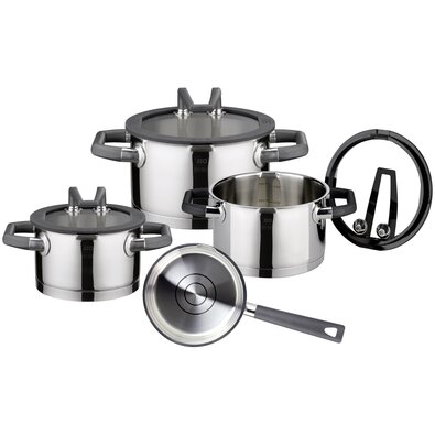 Elo 30004 Premium set de 4 vase din oțelinoxidabil Rondello