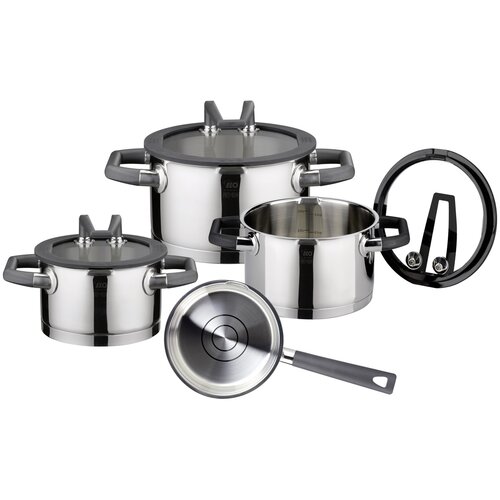 Elo 30004 Set premium de 4 oale din oțelinoxidabil Rondello