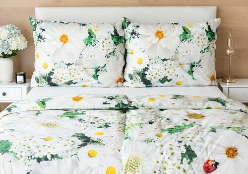 Matějovský bombažna posteljna pregrinjala DeluxeFlowers, 140 x 220 cm, 70 x 90 cm
