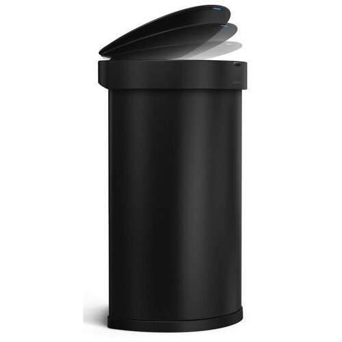 Simplehuman Półokrągły kosz bezdotykowy 45 l,czarny