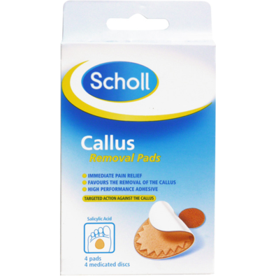 Scholl Kivehető párnák a kemény bőreltávolításához