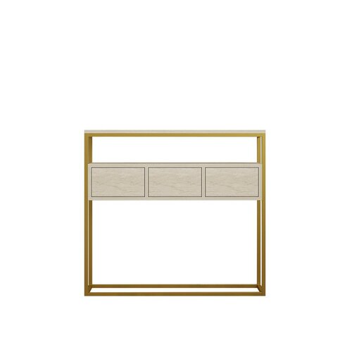 Măsuță Guarda Travertine and Gold