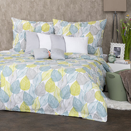 Lenjerie de pat din bumbac 4Home Nordic Leaves, 140 x 220 cm, 70 x 90 cm
