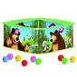 Bino Басейн з кульками Маша та ведмідь, 30 x 75x 75 см