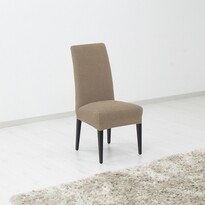 Pokrowiec naciągany na krzesło Denia orzechowy, 40 x 60 cm, zestaw 2 szt.