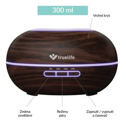 TrueLife AIR Diffuser D5 Dark aromaterápiásdiffúzor