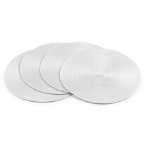 Prestieranie Deco kulaté biela, pr. 35 cm, sada 4 ks Prestieranie Deco kulaté biela, pr. 35 cm, sada 4 ks