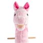 Konik Baby Mix z dźwiękiem i kółkami Rosie różowy,95 x 23 x 23 cm