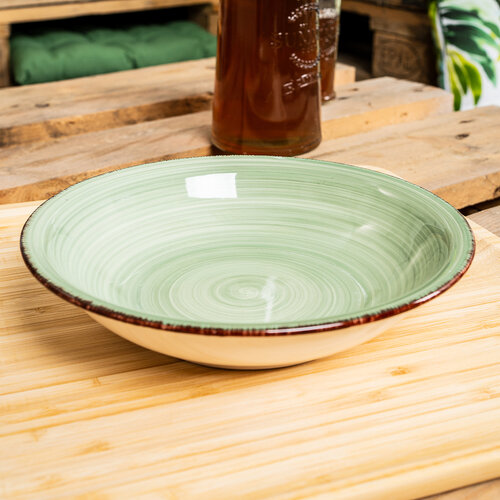 Mäser Ceramiczny talerz głęboki Bel Tempo 21,5 cm, zielony
