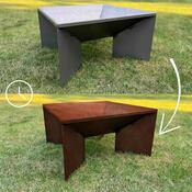 Fokus Kerti tűzrakóhely 50 x 50 x 30 cm, corten CORGARDEN 1016