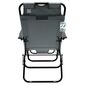 Cattara 13514 Comfort Klappstuhl, grau, 155 x 61 cm
