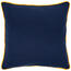 Наволочка Heda темно-синя / жовта, 40 x 40 см