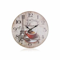 Ceas de perete Cafe Paris, diametru 34 cm