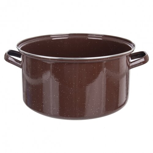 Orion Emaille-Kasserolle BROWN Rand, 19 l