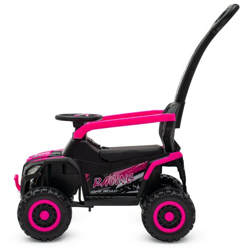 Scuter electric Baby Mix cu bară de ghidareRuggy, roz