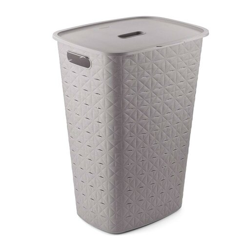 Curver Koš za umazano perilo Softex 56 l, siva