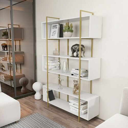 Biblioteca Bruti White and Gold