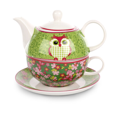 OWL 3-częściowy zestaw do herbaty