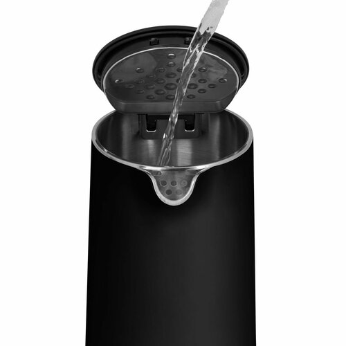Concept RK3301 rýchlovarná kanvica nerezová Salt & Pepper 1,5 l, čierna
