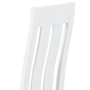 Scaun de sufragerie din lemn masiv BC-2602 WT, alb
