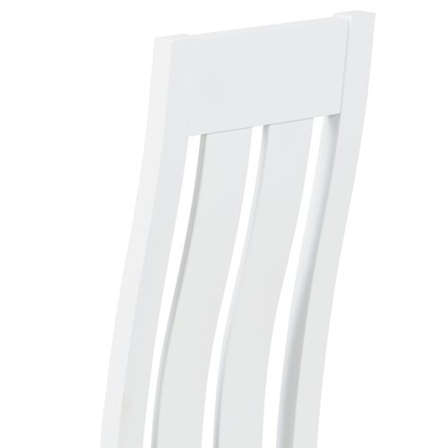 Scaun de sufragerie din lemn masiv BC-2602 WT, alb