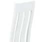Scaun de masă din lemn masiv BC-2602 WT, alb