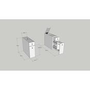 Badezimmerschrank Smart White
