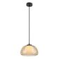 Rabalux 72273 moderní závěsný lustr Elowen, jantarová, G9, 1x max. 5W