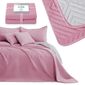 AmeliaHome Cuvertură de pat Softa roz pal - argintiu perlat, 220 x 240 cm