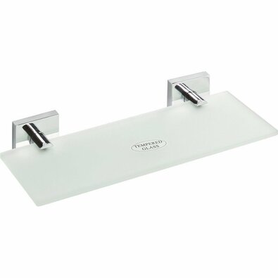 SAPHO XQ602 X-kvadratna steklena polica 30 x 5,5 x13 cm, prozorna